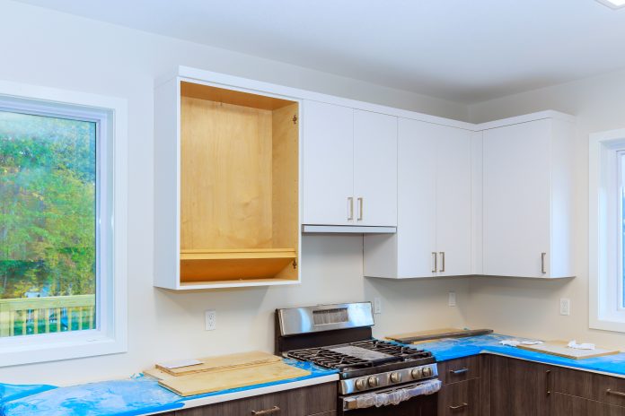 Installing custom kitchen cabinets white color